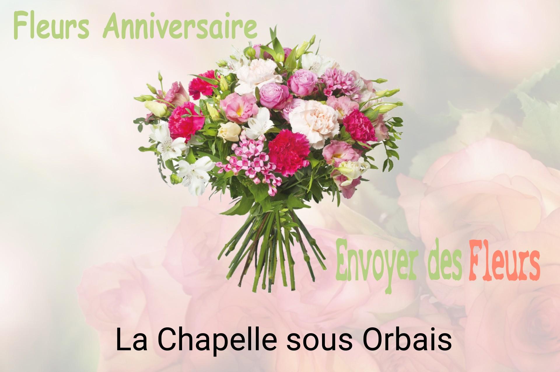 Bouquet de fleurs d’anniversaire livré à La Chapelle-sous-Orbais